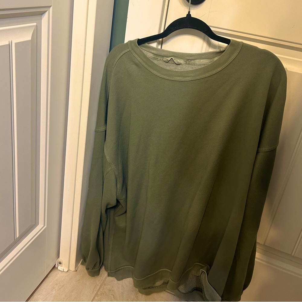 Aerie Green Sweater Large